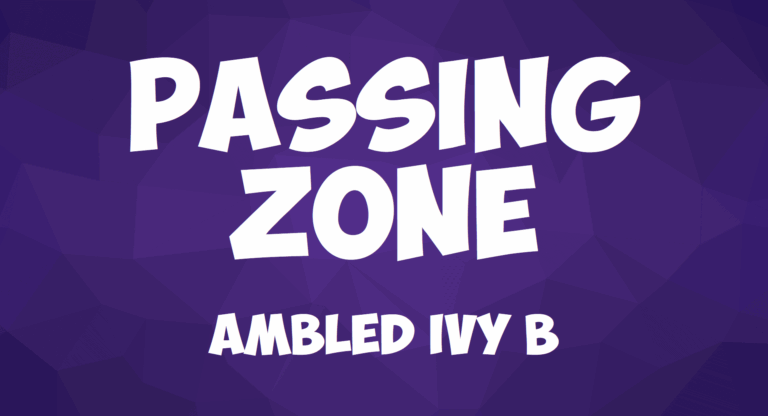 Passing Zone, Ambled Ivy B title card. - Passing Zone